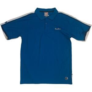 Pepe Jeans London Men's Size 3XL Blue Embroidered Short Sleeve Adult Polo Shirt